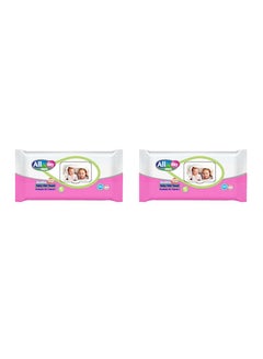 Buy 90-Piece Baby Wet Wipes, Pack of 2 in UAE