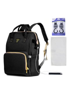 Buy Combo-Diaper Bag With Changing Pad And Hooks in UAE