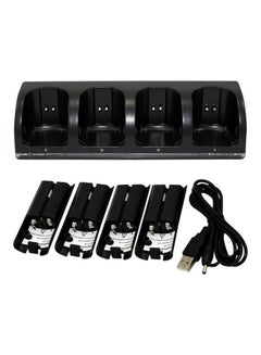 اشتري 4 In 1 Battery Set Wii Handle Battery And Seat Charge Wii Four Charge في السعودية