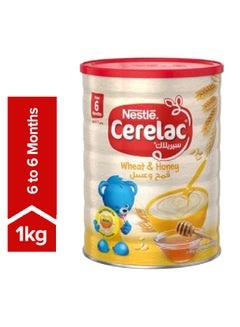 Buy Wheat And Honey With Milk Infant Cerelac 1kg in UAE