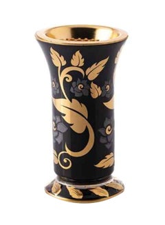 Buy Incense Burner Black/Gold 28x19x15cm in Saudi Arabia