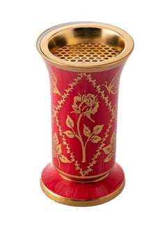 Buy Incense Burner Red 28x19x15cm in Saudi Arabia