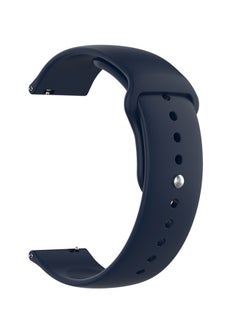 Buy Clip Silicone Band For 22mm Smartwatch Navy in Saudi Arabia