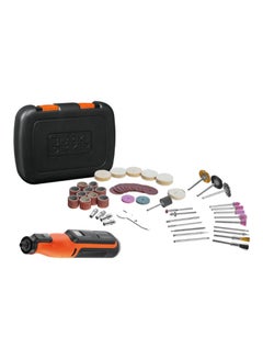 Buy Cordless Multifunctional Rotary Tool With 52 Accessories And Kitbox 7.2V 1.5Ah BCRT8IK-XJ Orange/Black in UAE