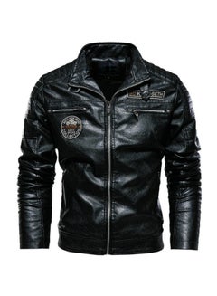 Buy Motorcycle Jacket Black in Saudi Arabia