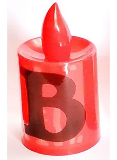 اشتري LED Flameless Candles Light With Letter B Red في مصر