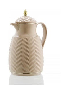 Buy Modern Design Attractive Thermos Beige 17 x 12 x 25cm in Saudi Arabia