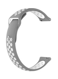 Buy Replacement Band For Smartwatch Grey/White in Saudi Arabia