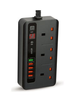 Buy Power Socket Black 13cm in Saudi Arabia