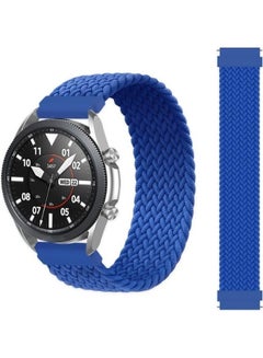 Buy Adjustable Nylon Braided Replacement Watchband For Huawei Watch 3 / 3 Pro Blue in Saudi Arabia