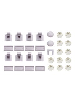 Buy 20-Pieces Eco-Friendly Care Safety Set White/Clear in UAE