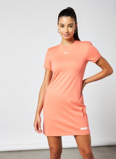 Buy Sportswear Icon Clash Dress Coral in Saudi Arabia