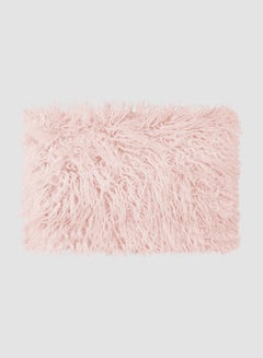 Buy Faux Fur Cushion, Unique Luxury Quality Decor Items for the Perfect Stylish Home Light Pink in Saudi Arabia