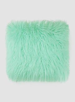 Buy Faux Fur Cushion, Unique Luxury Quality Decor Items for the Perfect Stylish Home Green in Saudi Arabia