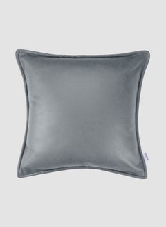 Buy Faux Leather Modern Cushion, Unique Luxury Quality Decor Items for the Perfect Stylish Home Grey in Saudi Arabia