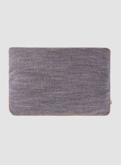 Buy Woven Faux linen Cushion, Unique Luxury Quality Decor Items for the Perfect Stylish Home Dark Brown in UAE