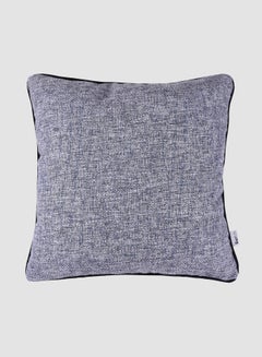 Buy Woven Faux linen Cushion, Unique Luxury Quality Decor Items For the Perfect Stylish Home Black in Saudi Arabia