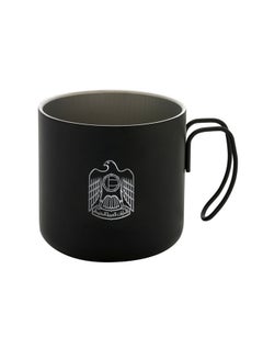 Buy 1-Piece Pola Stainless Steel Mug UAE Black 400ml in UAE