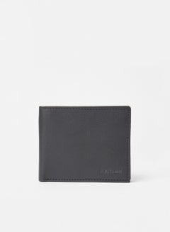 Buy Leather Bi-Fold Wallet Black in Saudi Arabia