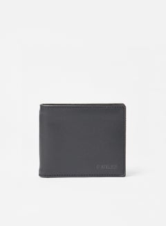 Buy Leather Bi-Fold Wallet Black in UAE