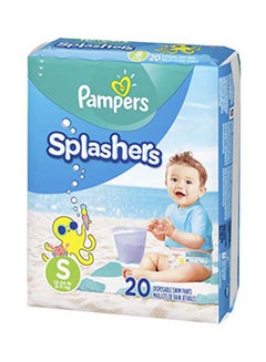 Buy Splashers Disposable Swim Pants, Small, 13-24 Lb, 20 Count in UAE