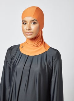 Buy Full Coverage Swimwear Hijab Orange in Saudi Arabia