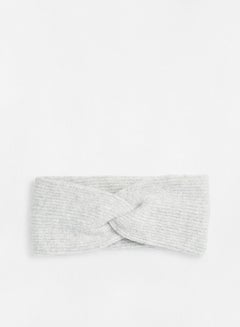 Buy Knot Detailed Headband Light Grey Melange in UAE