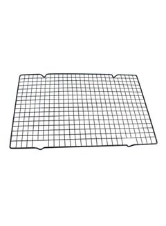 Buy Stainless Steel Nonstick Cooling Rack Mesh Grid Baking Tray Black 41cm in Saudi Arabia