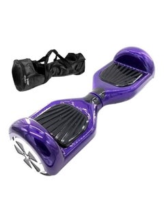 Buy Smart Self Balance Electric Scooter In Purple With Storage Bag For Kids in Saudi Arabia