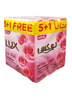 Buy Soft Rose Soap Bar 75g Pack of 6 White in Saudi Arabia