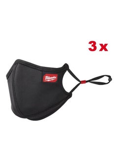 Buy 3-Piece Premium Face Masks Black 20 x 13 x 12cm in UAE