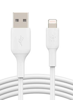 Buy Boost Charge Lightning To USB-A Charging Cable CAA001bt2MWH white in UAE
