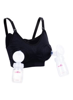 Buy Pumping / Nursing Bra, Large - Black in UAE