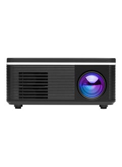 Buy 1080P Portable Projector with AV/HD/AUX/USB Interface 24-80in V9582B-EU-2_P Black in UAE