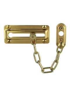 Buy Brass Plated Chain Door Guard Gold 4inch in UAE