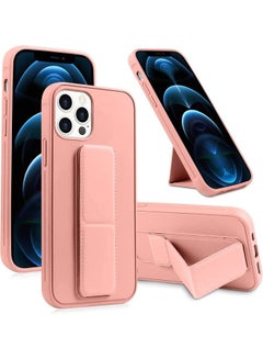 Buy Apple iPhone 12 Pro Case with Magnetic Stand & Holder Pink in UAE