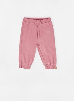 Buy Baby Bow Waist Sweatpants Deco Rose in UAE