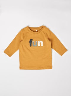 Buy Baby/Kids Fun T-Shirt Cumin in UAE