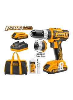 Buy Lithium-Ion Impact Drill Yellow/Black/Silver in Saudi Arabia