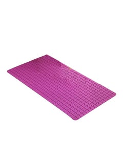 Buy Non Slip Shower Mat Purple 78x35cm in UAE