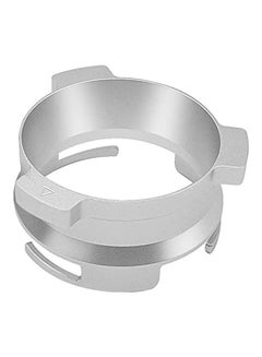 Buy Dosing Funnel Aluminum Metal Hands-Free Ring with Grinder Trigger Silver 54mm in UAE