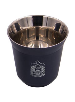 Buy 2-Piece Set Pola UAE Stainless Steel Cup Dark Blue 85ml in UAE