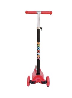 Buy Mini Adjustable Kick Scooter with LED Light Up Wheels 25x13x93cm in UAE