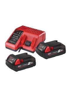 Buy 3-Piece M18Nrg-202 18V 2.0Ah Battery And Rapid Charger Kit in UAE