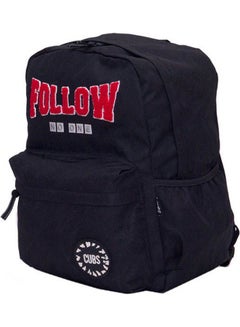 اشتري Junior Student 15 Inch Backpack–Follow No One Black في مصر