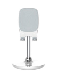 Buy Portable Adjustable Height Mobile Phone Mount White in UAE