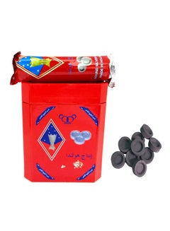 Buy 60-Piece Charcoal Bakhoor Coal Red 14cm in UAE