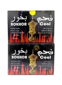 Buy Charcoal Torch Coal 120 Piece Black in UAE