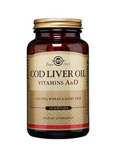Buy Vitamins A & D  Cod Liver Oil Dietary Supplement in UAE