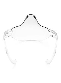 Buy Clear Face Mask Transparent Plastic Reusable Face shield Transparent 17.4cm in Egypt